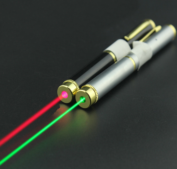Pointeur laser rechargeable vert / rouge USB pas cher et haute puissance