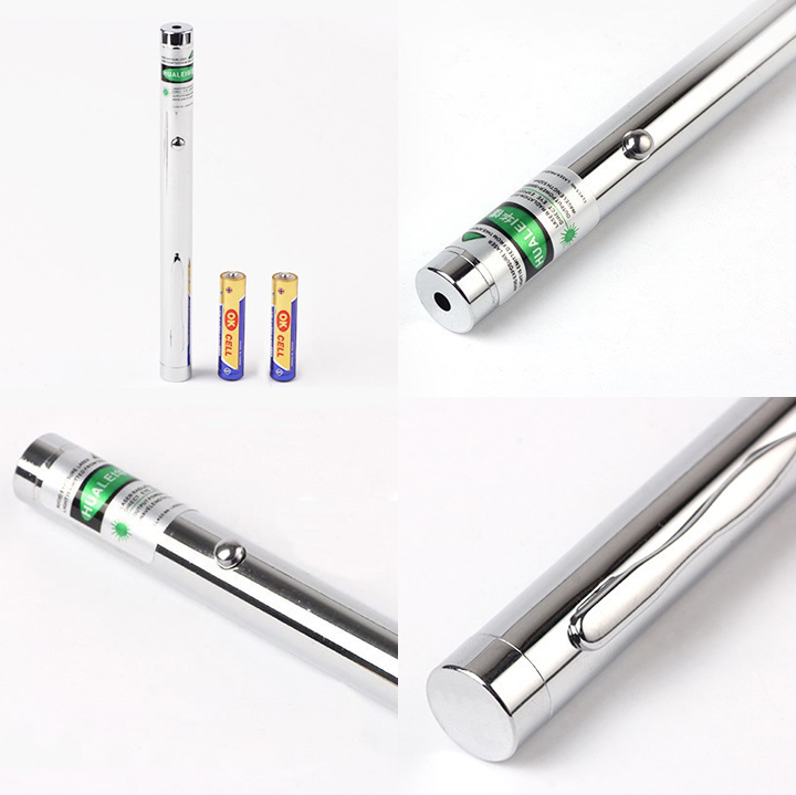 LT-200 MW 532nm imperméable Silver stylo pointeur laser vert - FR -  Laserpointerpro