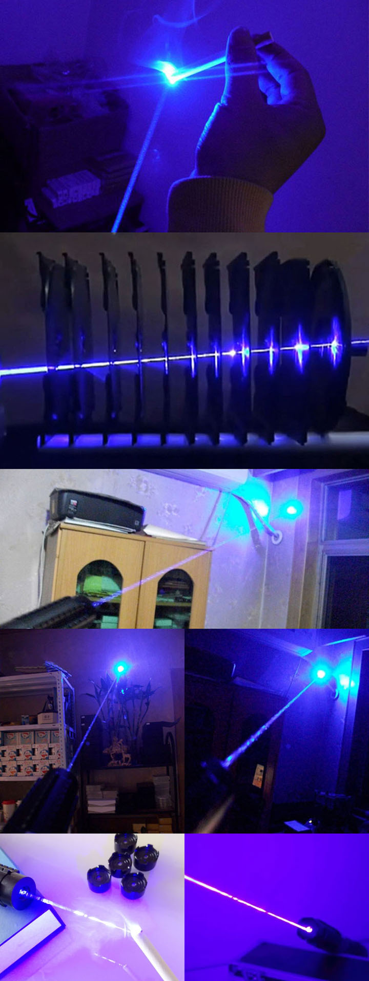 Pointeur laser bleu puissant