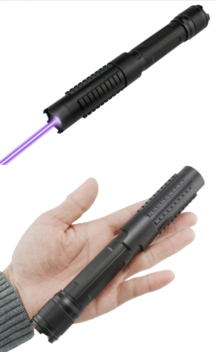 Le pointeur laser violet le plus puissant 405nm 1-2W qui brûle