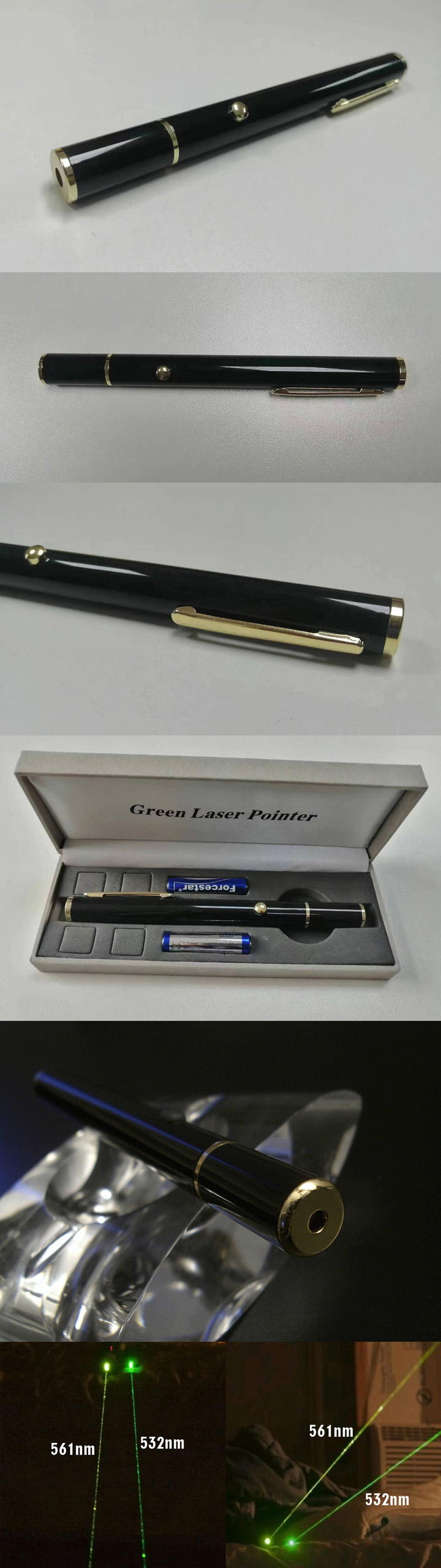 Stylo laser vert 561nm