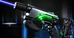 Pistolet laser 40W fabriqué par Styropyro