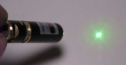 Sélection et principe du pointeur laser