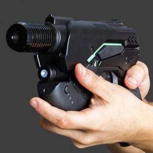Pistolet chasse aux insectes laser bleu - Référence 410064